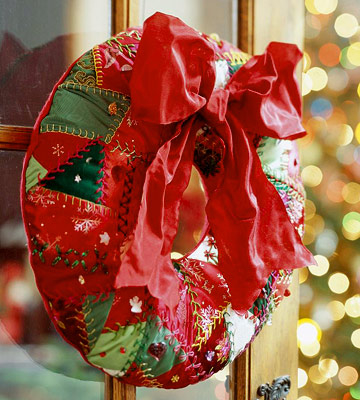 Pretty Patched Wreath Pretty Patched Wreath