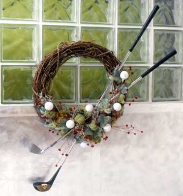 Golf Wreath
