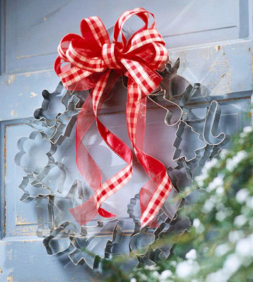Cookie cutter wreath Cookie cutter wreath