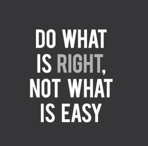Do what is right