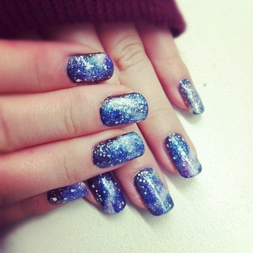 Galaxy nails Galaxy nails