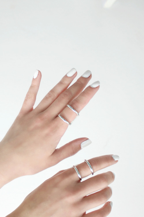 White nails White nails