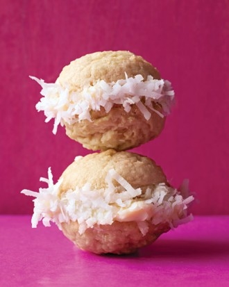 Coconut sandwich cookies Coconut sandwich cookies