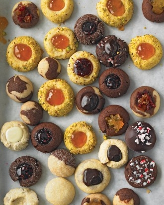 Thumbprints and ball cookies Thumbprints and ball cookies