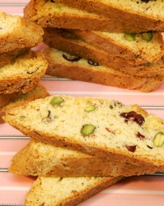 Cranberry Pistachio Biscotti Cranberry Pistachio Biscotti
