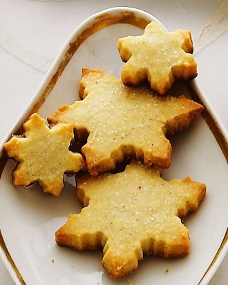 Shortbread Snowflakes