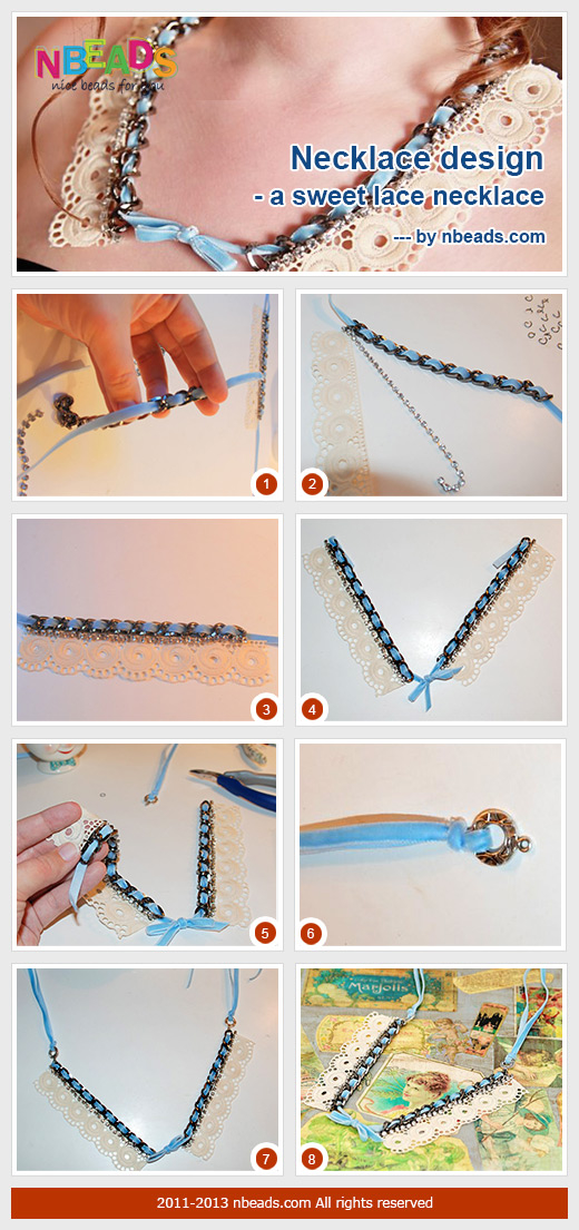 Necklace Design - A Sweet Lace Necklace
