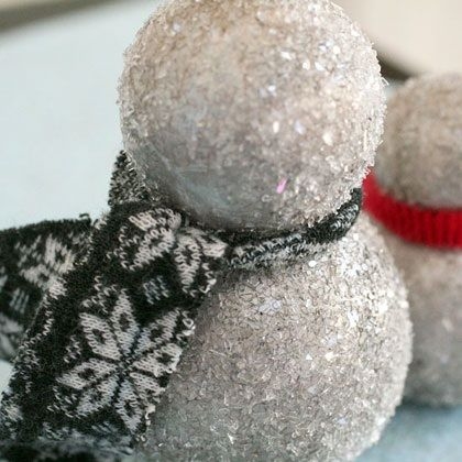 Sparkly Snowmen Decor Sparkly Snowmen Decor