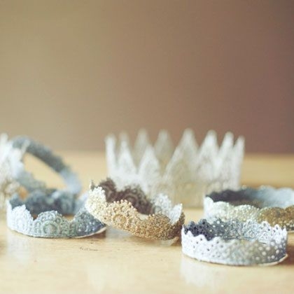 Lace glitter Crowns