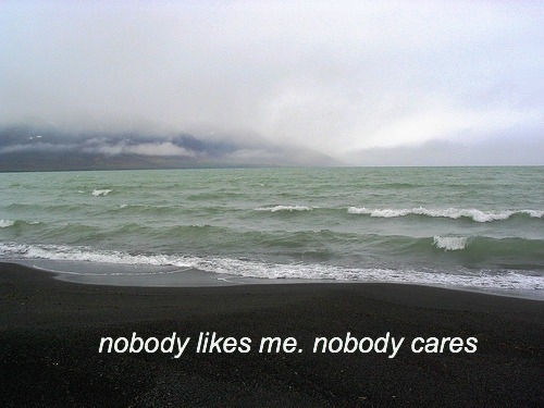 Nobody likes me, nobody cars Nobody likes me, nobody cars