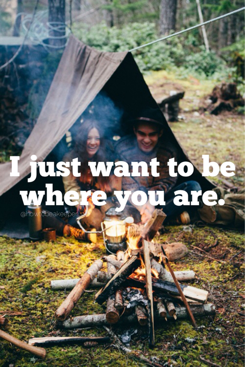 I just want to be where you are I just want to be where you are