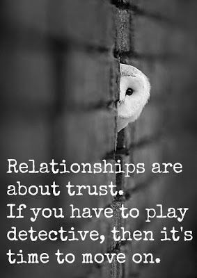 Relationships are about trust Relationships are about trust