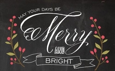 May your days be merry and bright May your days be merry and bright