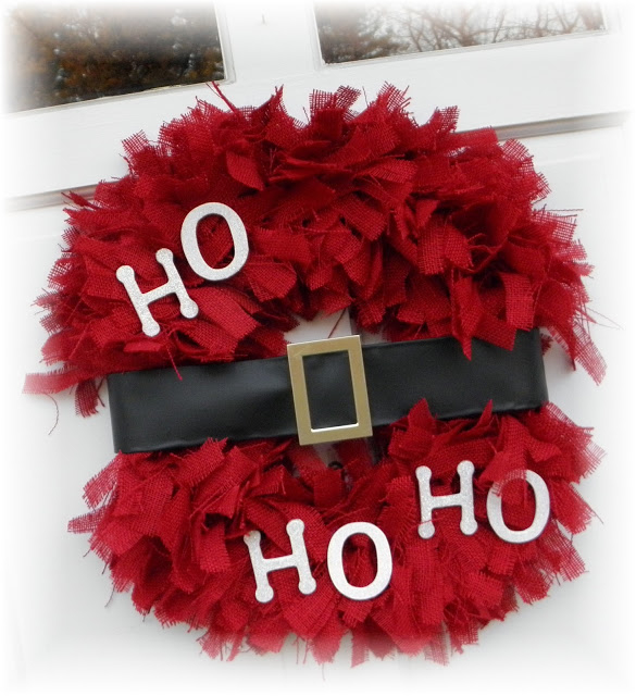 Santa Christmas Wreath
