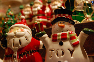 Santa and snowman ceramics Santa and snowman ceramics