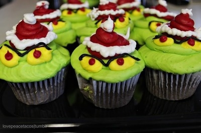 Grinch Cupcakes Grinch Cupcakes