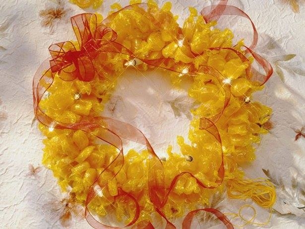 Golden Glow Candy Wreath Golden Glow Candy Wreath