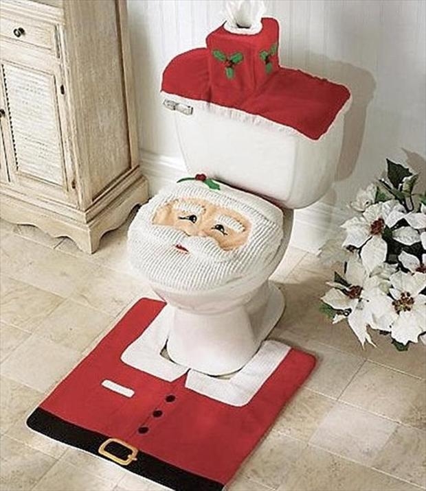 Santa toilet seat