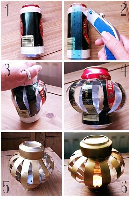 Beer can ornament