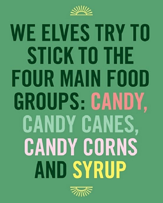 Stick to the four main food groups