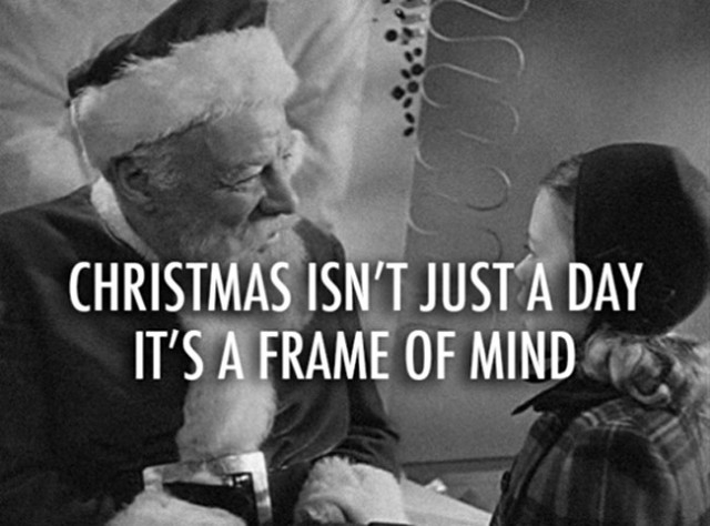 Christmas is a frame of mind