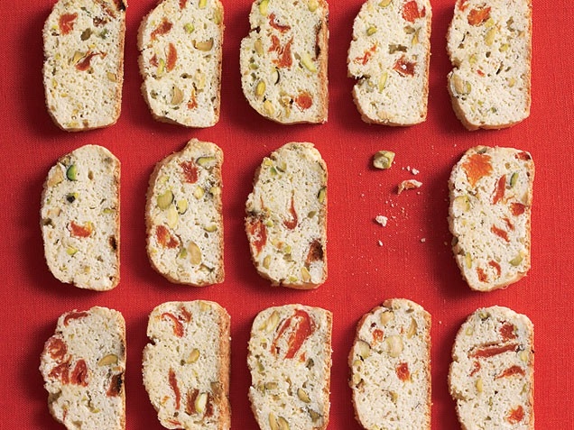 Apricot Pistachio Biscotti