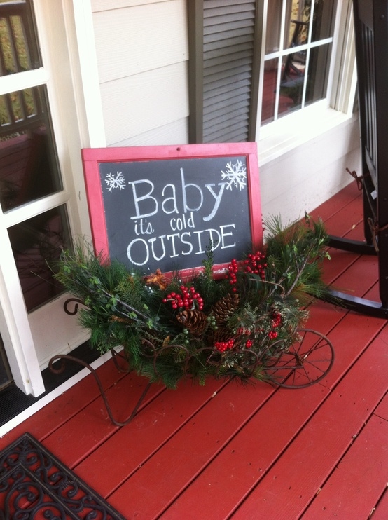 Christmas porch sign