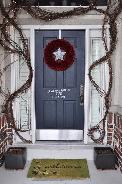 Star centered wreath Star centered wreath