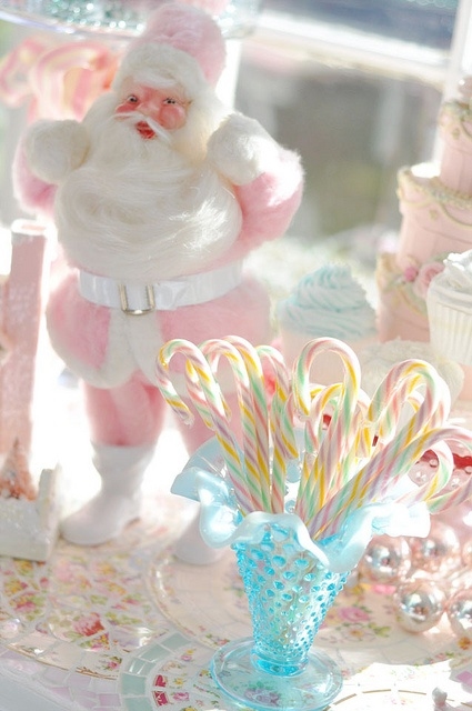 Pastel Santa