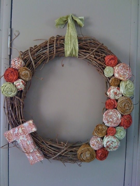 Tree branch wreath
