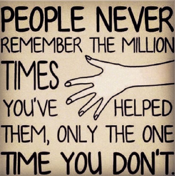People Never Remember