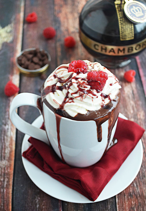 Raspberry coffee drink Raspberry coffee drink