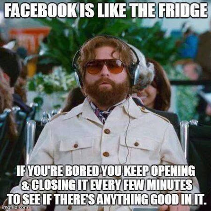 facebook is like a fridge