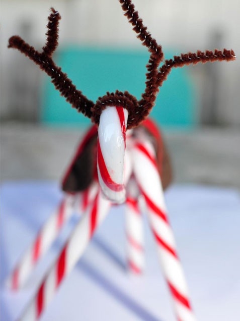 Candy Cane Reindeer Candy Cane Reindeer