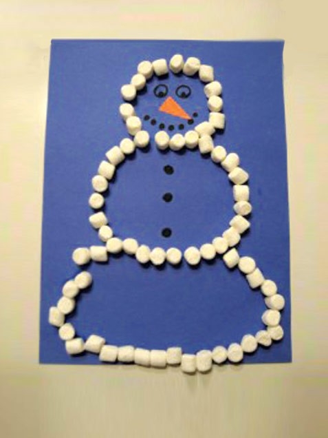 Marshmallow Snowman Marshmallow Snowman