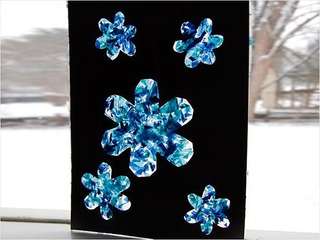 Snowflake window displays