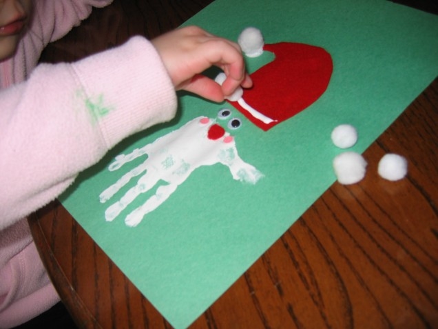 Handprint Santa