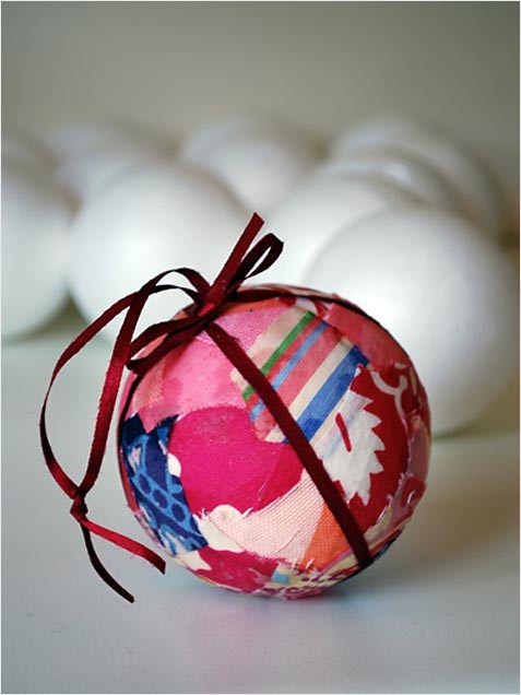 Scrap happy ornament