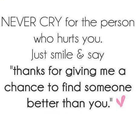 the person who hurt you