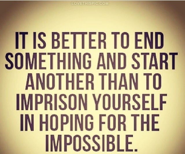 Its Better to End Something