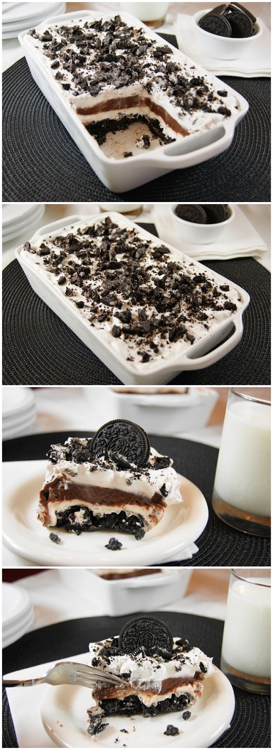 Oreo Icebox Dessert