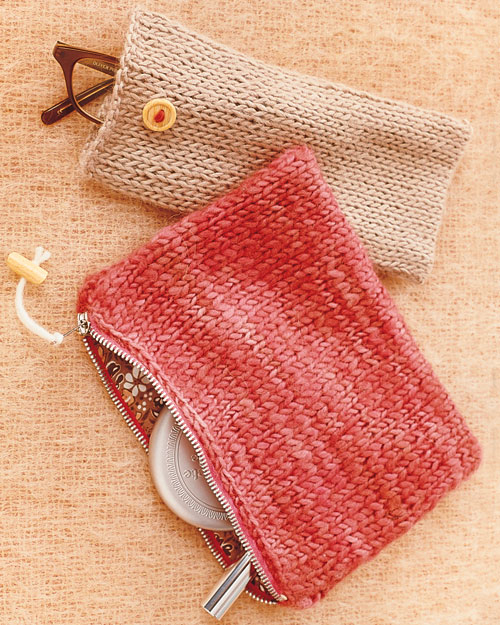 Knit Pouches