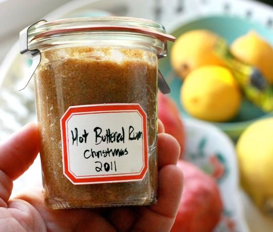 Hot buttered rum