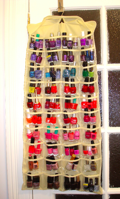 Nail polish storage idea Nail polish storage idea