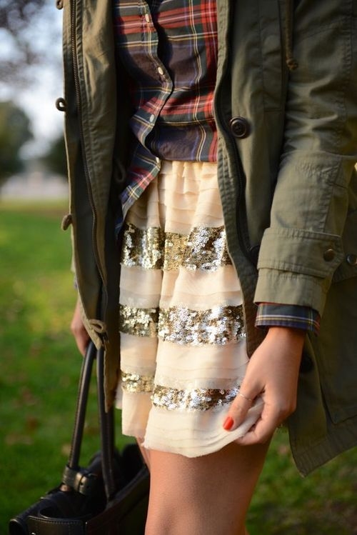 Shimmery skirt Shimmery skirt