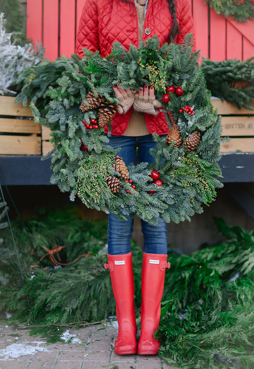Huge Christmas wreath