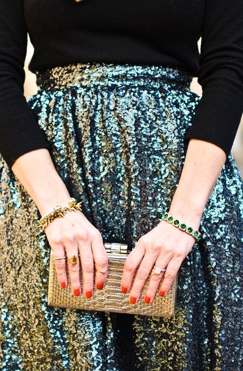 Sequined skirt Sequined skirt