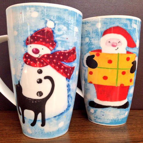 Christmas coffee mugs