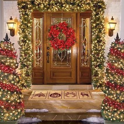 Festive outdoor decor