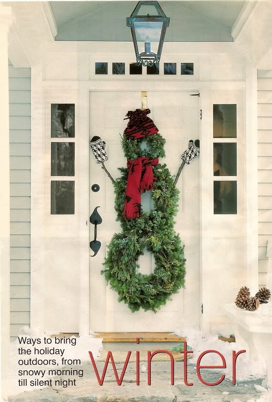Snowman wreath Snowman wreath